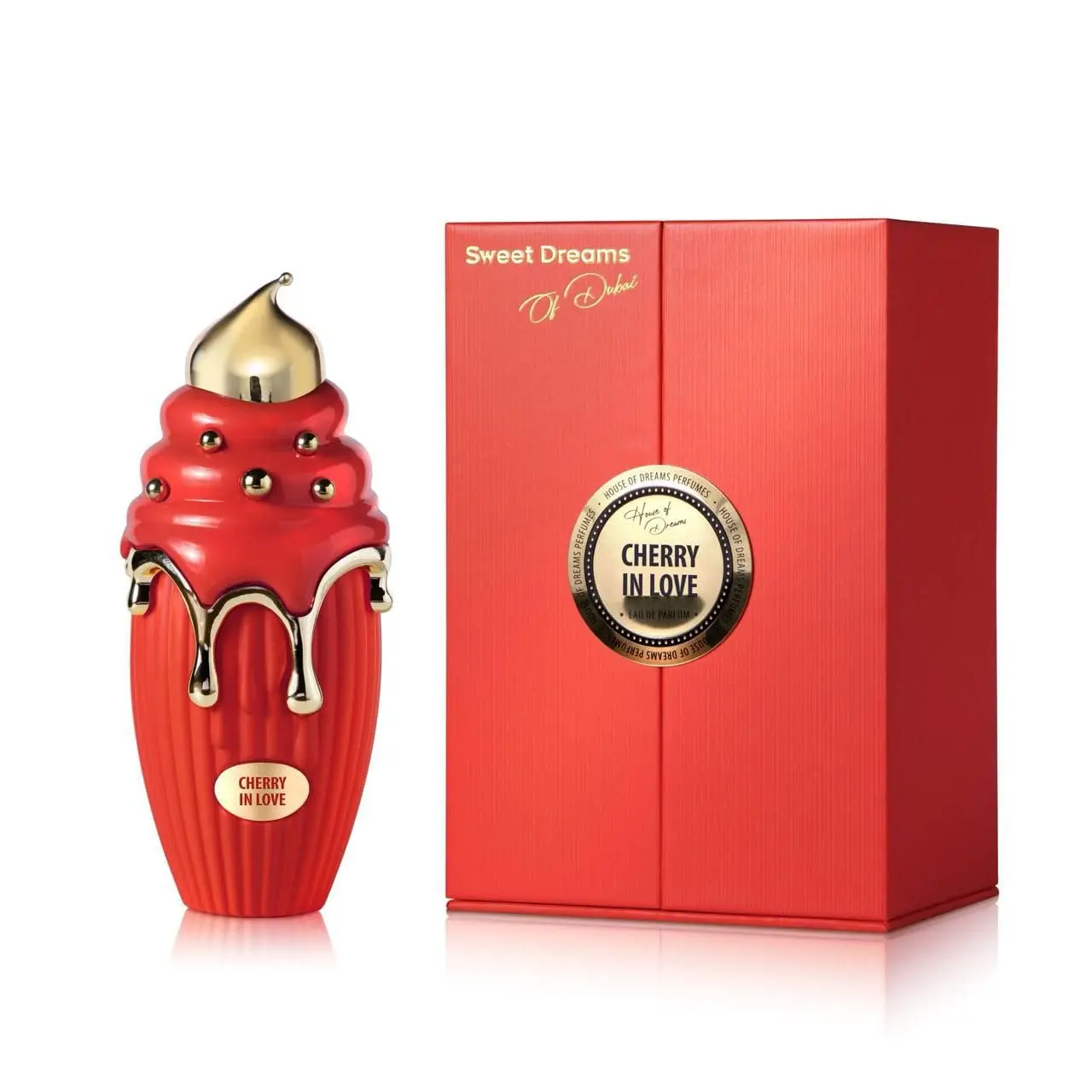 House Of Dreams Cherry in Love Eau de Parfum (100ml) – Long-Lasting Sweet Cherry Vanilla Gourmand Perfume for Women, Luxury Fruity Fragrance Spray