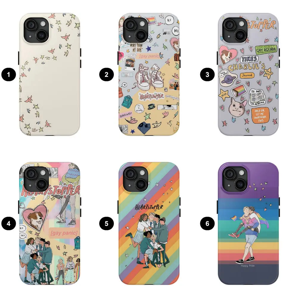 HeartStopper Forever Phone Case, LGBTQ+ Comic Fan Protective Accessory