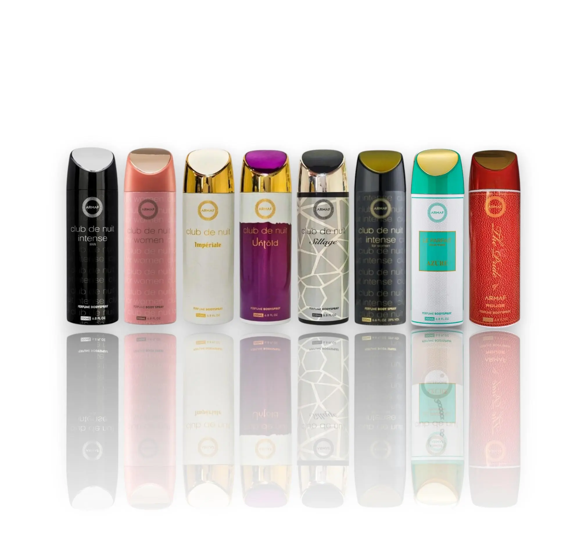 Oudlash Bundle | Armaf | CDN | Man BS + Women Intense  BS+  Womens BS +  Imperiale BS + Untold BS + Sillage BS + Le Parfait Blue BS + Rouge BS | Unisex Fragrance | 200ML | Citrus-Bergamot, Amber, Floral Notes