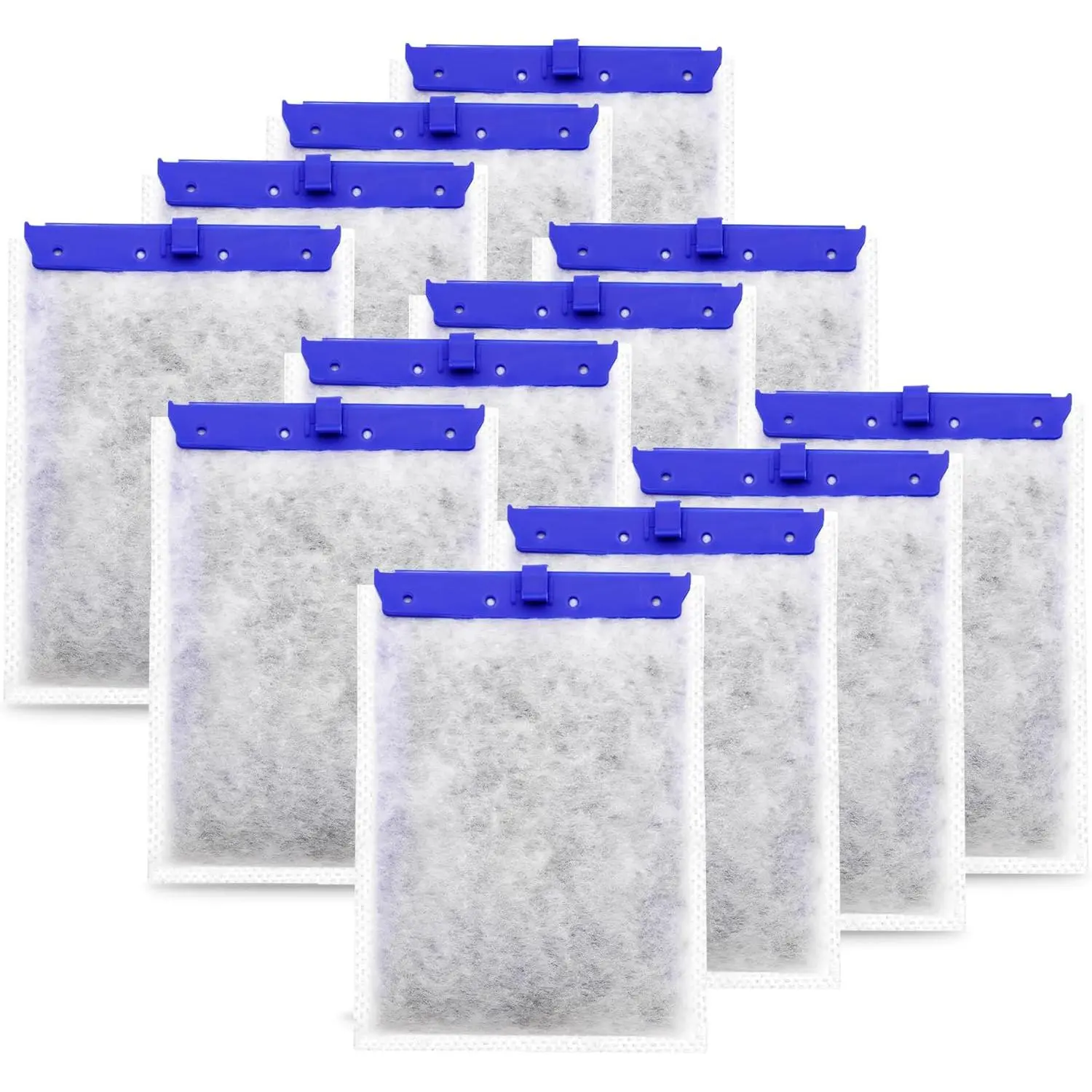 12 Pack Aquarium Filter  Compatible with  Power Filters,Large Replacement Filter Cartridges for PF20/PF30/PF40/PF60