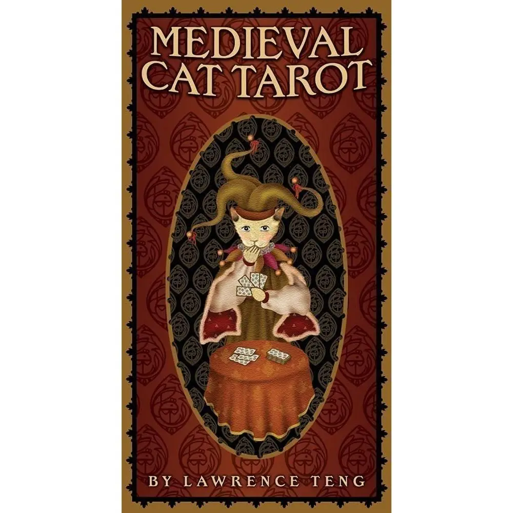 Medieval Cat Tarot Deck by Pace &amp; Teng — Whimsical Cat-Themed 78-Card Tarot