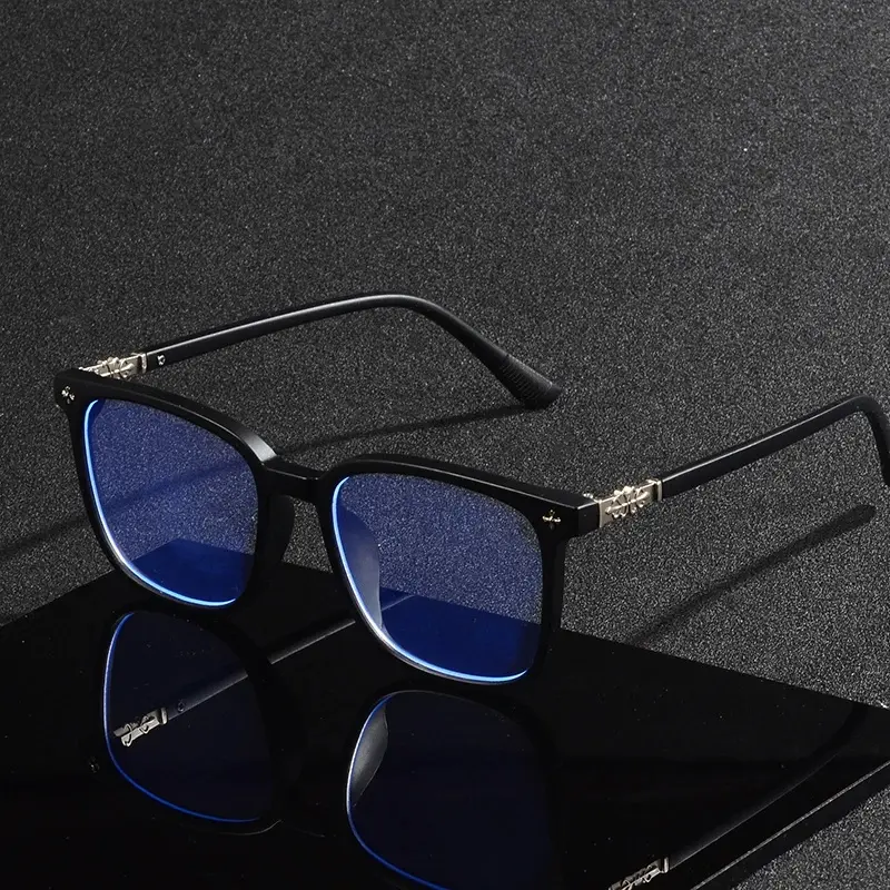 CRIXALIS Blue Light Blocking Glasses Fashionable and Trendy Unisex Glasses Lightweight Eye Protection Glasses Suitable for Computer and Mobile Phone Screens for Daily Casual Wear