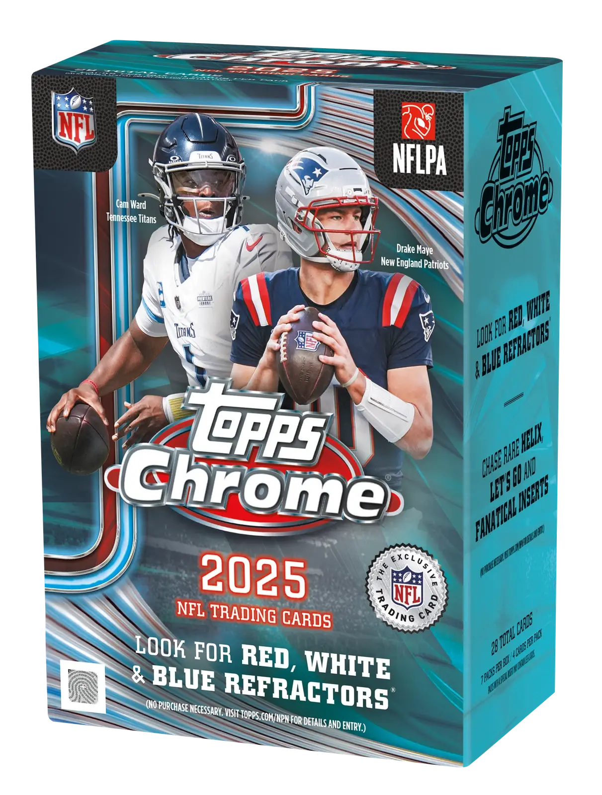 BRK 002 - 5x 2025 Topps Chrome Blaster, 5x 2025 Topps Chrome Megas