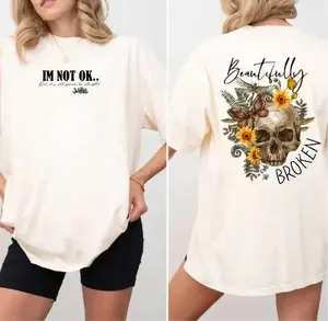 I'm Not Okay But It's All Gonna Be Alright TShirt - Sweatshirt - Hoodie , Summer Outfits 2024, I'm Not Okay Shirt, For Women, For Men