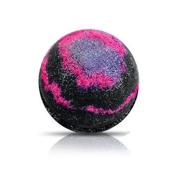 GALAXY Bath Bomb by Soapie Shoppe/ Turns water B L A C K with silver stars!