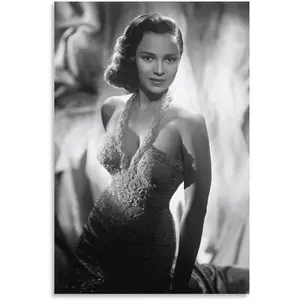 American Stage Actresses Dorothy Dandridge Retro Poster