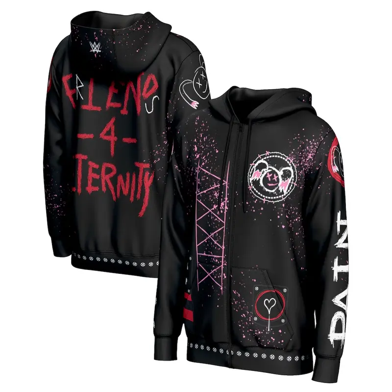 WWE Randy Orton RKO Viper 3D Zip Hoodie - Green Snake Logo