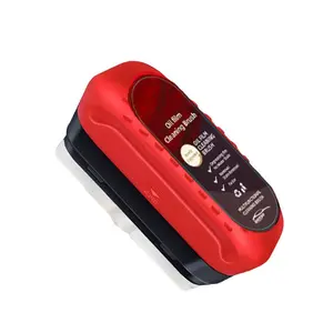 Car Windshield Oil Film Cleaner with 120ml Solution & Reusable Brush, Removes Stubborn Stains for Clear Vision on Car Windows & Glass