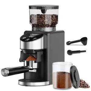 Gevi Electric Coffee Grinder | 35 Grind Settings | Conical Burr for Espresso, Drip, French Press & More | Anti-Static Design