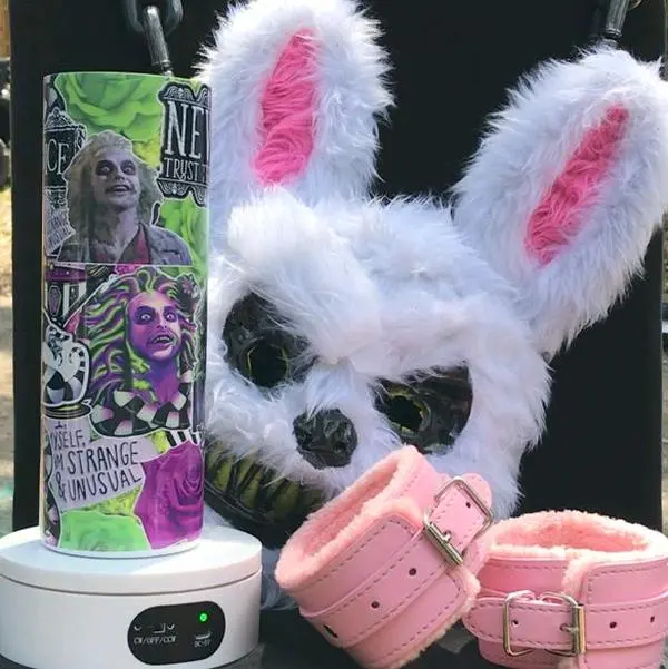 Beetlejuice Tumblr strange and unusual Water Bottles Drinkware