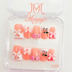 .DP.8206.Duckbill bow wearable nails