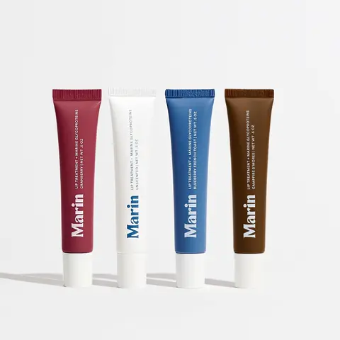 Lip Treatment Set of Four w/ Marine Glycoproteins for Hydration
