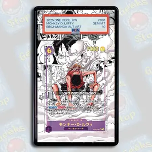 Luffy Gear 2 EB02 PSA TAG Display Extended Art Card Holder