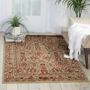 Nourison Persian Arts Traditional Area Rug, Luxe High-Density Durable Household Textile Carpet for Living Room Decor, Luxe Area Rugs, High-Density Area Rugs