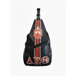 Delta Sigma Theta Crossbody Backpack: Greek Sorority Travel Bag