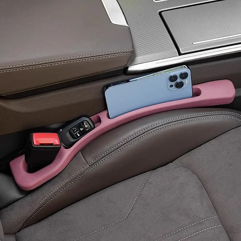 2pcs Car Seat-Gap Filler Organizer, Waterproof Car Seat-Gap Plug Strip, Grooves Seat-Gap Storage, Auto Interior Accessories
