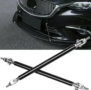 DIBMS 2PCS 6-9in Adjustable Splitter Support Bar, Automotive Front Bumper Lip Support Bar, Universal Bumper Splitter Diffuser Support Bar, Suitable for Most Vehicles, Men's Car Accessories