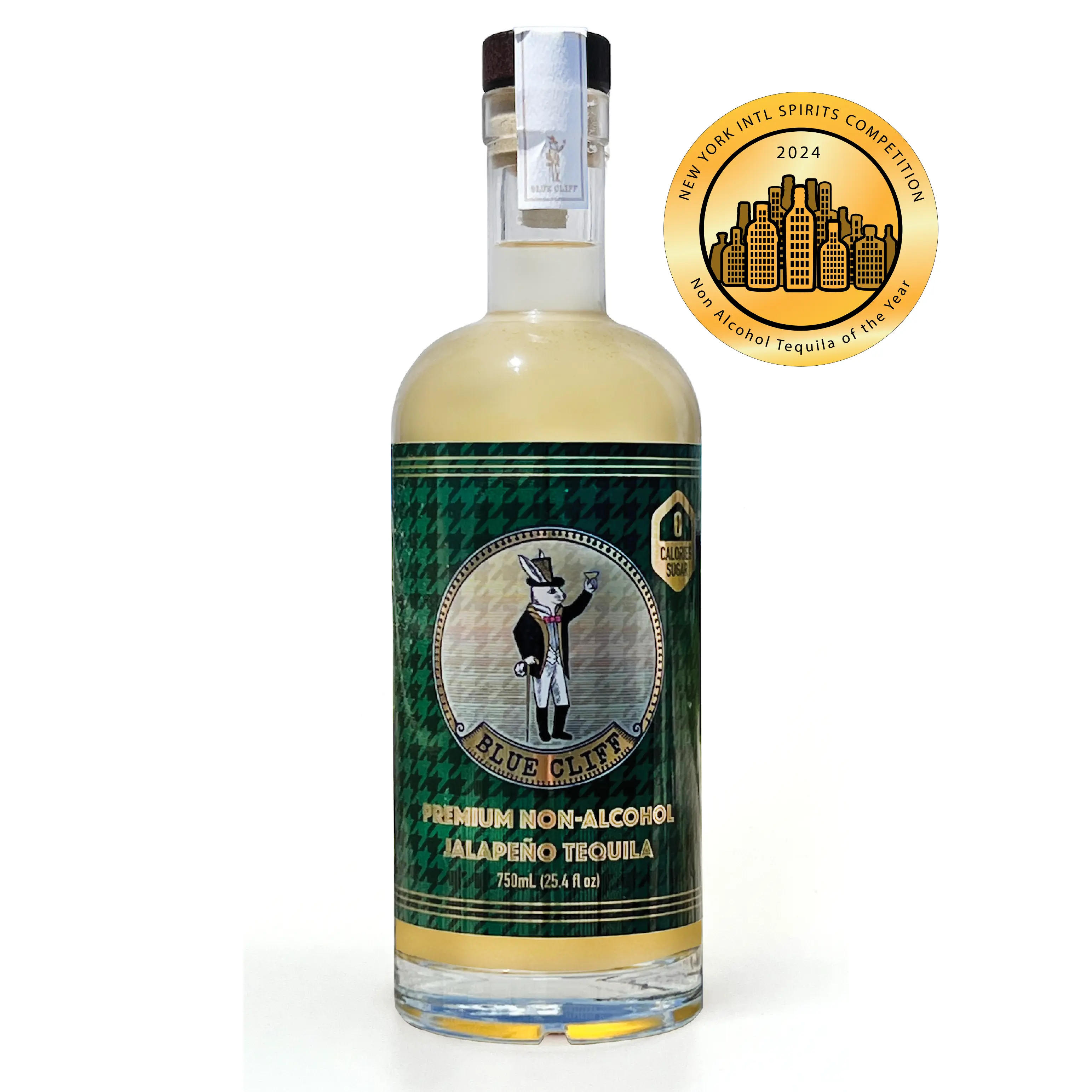 Blue Cliff Premium Non-Alcohol Jalapeño Tequila