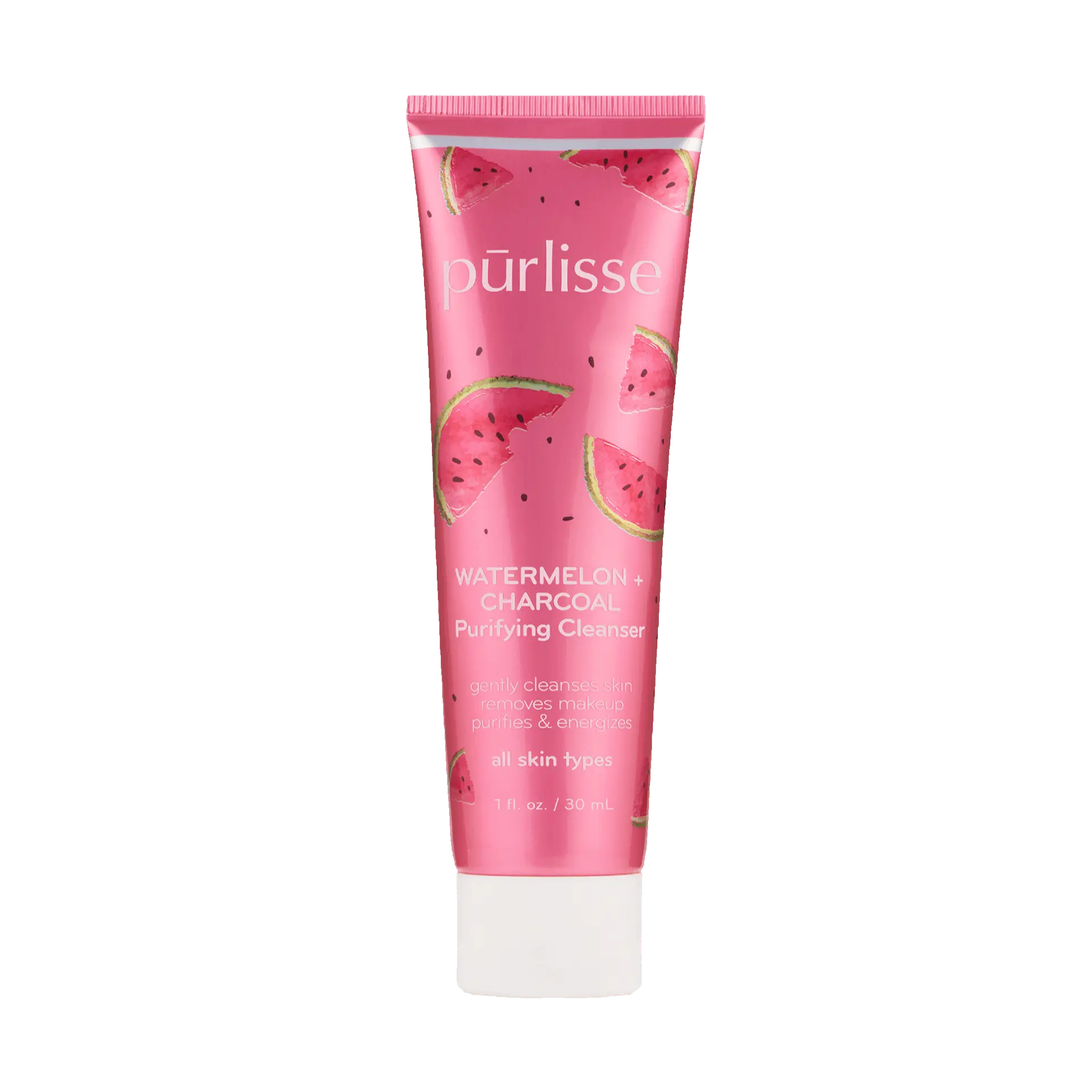 TRAVEL - Watermelon + Charcoal Purifying Cleanser