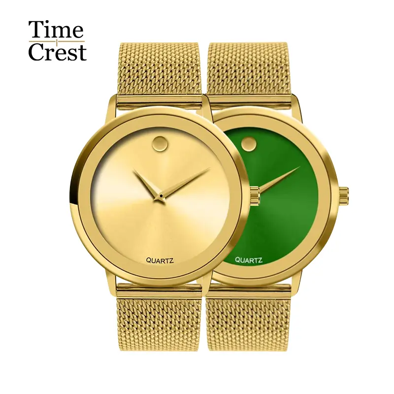 TimeCrest Fashion Round Dial Quartz Watch for Women - Trendy Casual Accessory & Ideal Gift Set for Mothers Quartz Business Watch