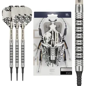 Target Darts EXO Edition 90% Tungsten Soft Tip Darts Set – EXO 10 18g – Soft Tip Dart Set, Pixel Tip Darts with Pro Grip Shafts and No.6 Flights