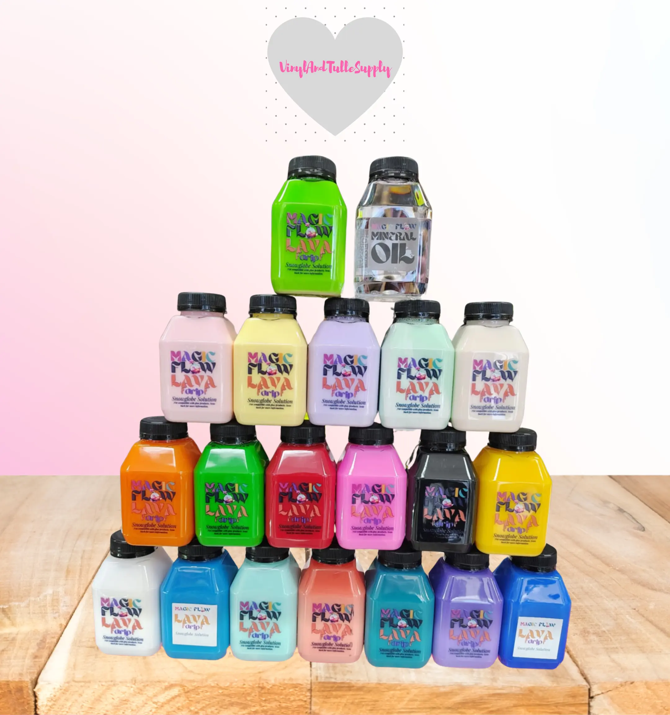 Magic Flow™ Mineral Oil Versatile Lava Drip Tumblers Drink Containers - 16-Color Full Bundle, 1 of Each Color Cup