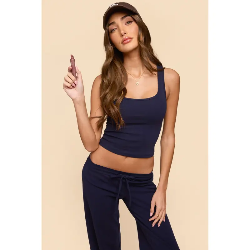 Ruby Eye Micro Rib Racer Tank Top, Jennie Tank Top Merch for Fans