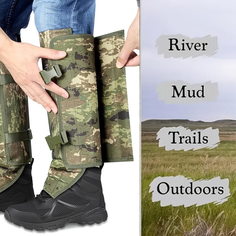 Unisex Adjustable Outdoor Snake-Resistant Leg Gaiters, Abrasion-Resistant Durable Fabric Protective Gear for Hunting, Hiking Unisex Adjustable Outdoor Snake-Resistant Leg Gaiters, Abrasion-Resistant Durable Fabric Protective Gear for Hunting, Hiking
