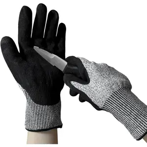 Neoprene Diving Gloves Waterproof Scuba Diving Gloves Wetsuit Gloves Men for Snorkeling Scuba Diving Surfing Kayaking Rafting Spearfishing Crabbing Cut Resistant Water Sports, BLACK