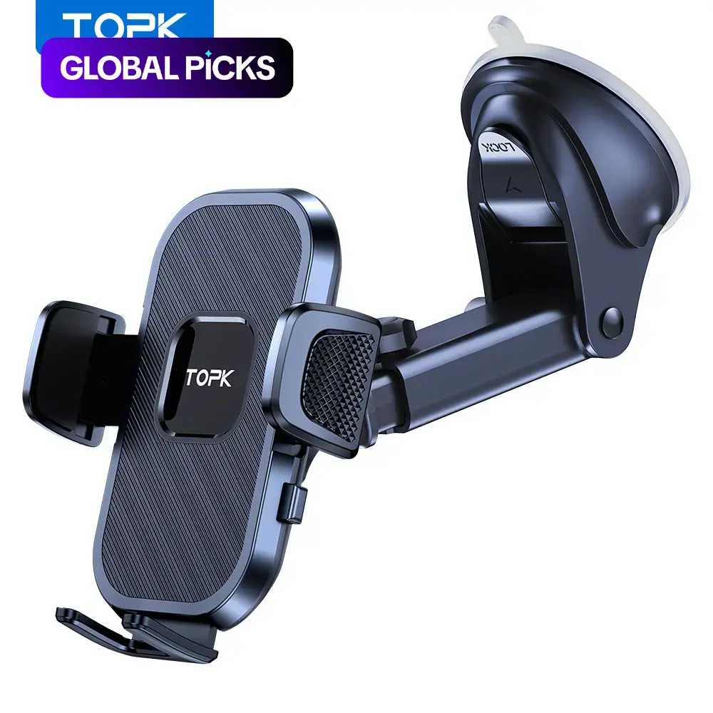 Car Cell Phone Holder with Hook, 360° Rotating Air Vent Mount, Universal Smartphone Holder Compatible with iPhone, Samsung, Huawei, Xiaomi and More, Car Cellphone Mount, Phone Holder for Car, Car Accessories, Car Gadgets #GLOBAL PICKS
