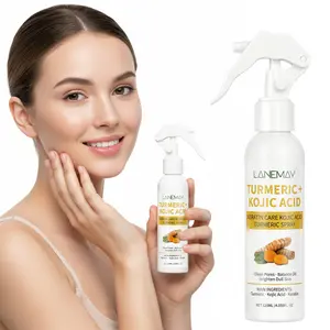 Turmeric + Kojic Acid Spray with Keratin | Clean Pores & Pore Care & Balance Oil | Brighten Dull Skin on Face, Body & Feet | 120ml Multi-Benefit Spray