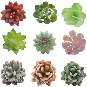 20 Pcs Random Artificial Succulents Unpotted for Home Indoor Garden Decoration, Holiday Gifts, Party Activities, Craft Classes, DIY, Halloween, Thanksgiving Decorative Fruit, gift