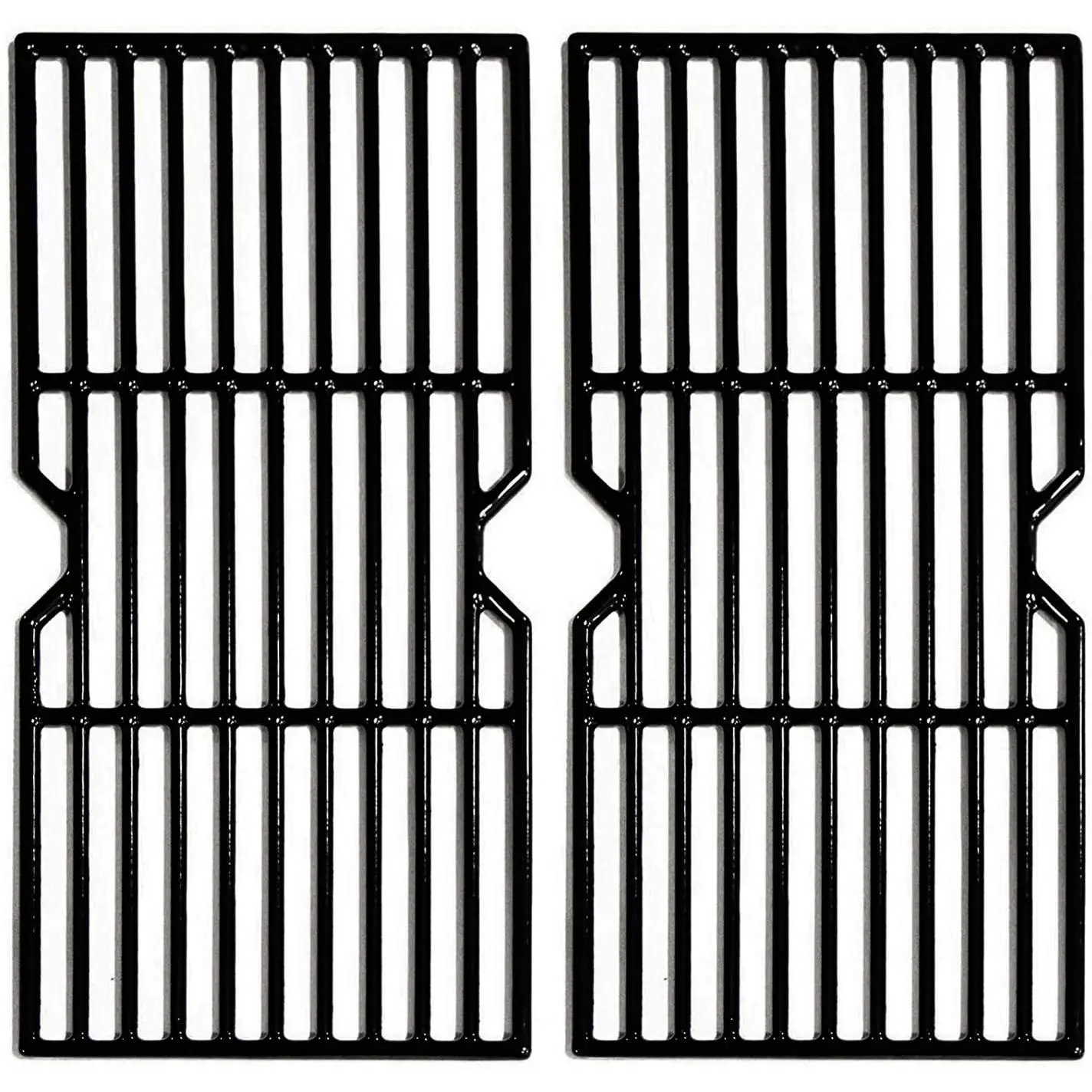 G460-0500-w1 Porcelain Cast Iron Grill Grates Replacement for Charbroil 2 Burner Performance 463672419 463672016 463633316, Tru  463672019 463251414, Advantage 463642116 463642015 Model