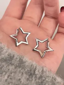 Star Design Earrings, Studs Earrings, Fashionable Earrings for Women & Girls, Casual Jewelry for Party, Daily Clothing Decor, Trendy All-match & Exquisite Jewelry for Birthday Gift