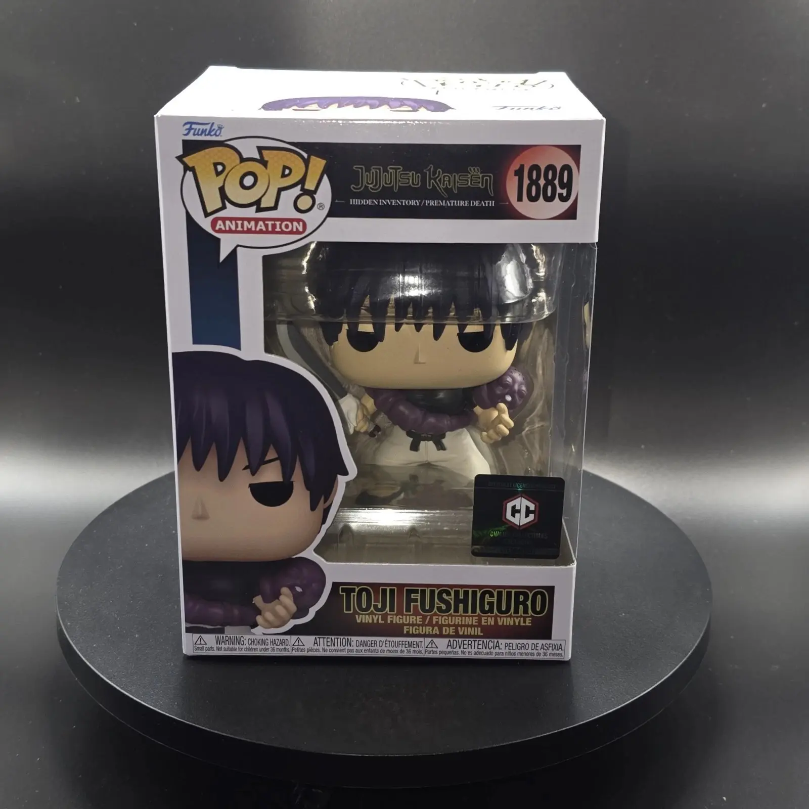 Funko Jujutsu Kaisen Numbered Toji Fushiguro #1889 Vinyl Figure, JJK Series Icon, Anime Series Figures, Toji Look Collectible Figurine for Anime Fans, New Display Piece, Numbered #1889