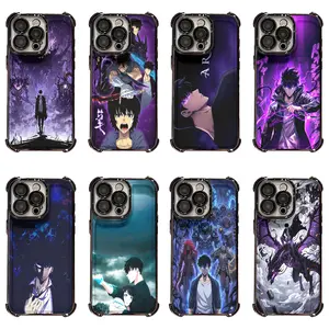 Solo Leveling Main Character Collage Phone Case, Scratch‑Resistant Protector for iPhone 17, 16, 15, 14, 13, 12, 11, Pro, Pro Max, Plus | Samsung Galaxy S23, S24, S25, S26, Plus, Ultra, Nice Christmas Halloween Birthday Thanksgiving Present for Friends, Ma