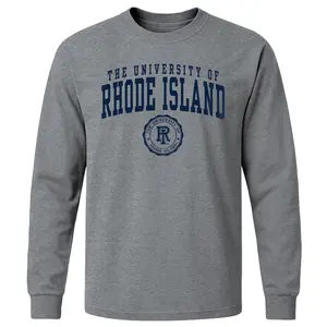 University of Rhode Island Heritage Long Sleeve T-Shirt (Charcoal Grey)