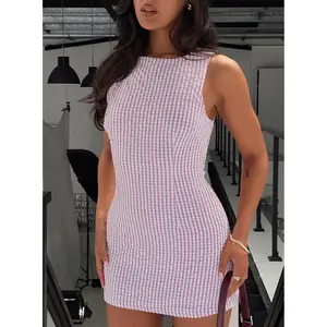 Yumiko Romper Pink Check