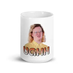 Ugh James from Love on the Spectrum Mug 15oz Ceramic Sublimation Printed Glossy Reusable Coffee Cup Gift Ideaember Mugs