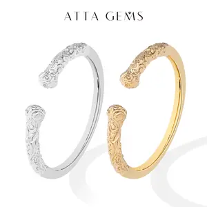 ATTAGEMS Unisex 925 Real Silver Classic Band Style Ring (1.5g, R251) - Lightweight Everyday Jewelry, Gift for Friends, Elegant Cherished Accessory,summerwins