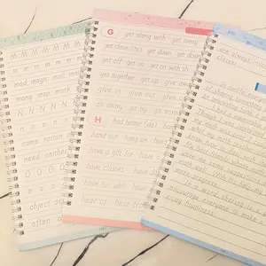 3 Pack English Handwriting Practice Books with Writing Tools, Reusable Calligraphy Letters for Children and Adults, Self-Learning English Writing Aid, Office School Supplies, Learning Materials