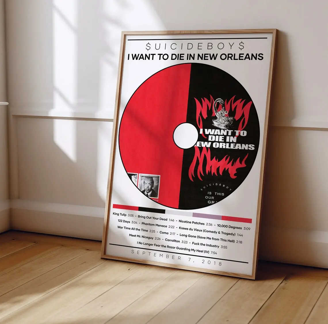 Suicideboys Poster | I Want to Die in New Orleans Poster | Album Poster Print | Album Cover Poster | Rap Poster | Room Decor | Music Gift 1