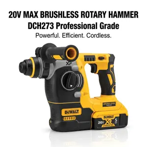 DEWALT DCH273 20V MAX Brushless SDS Plus Rotary Hammer 2.1J,Cordless High-Torque Impact Drill,Cordless Drill Household Tool Set
