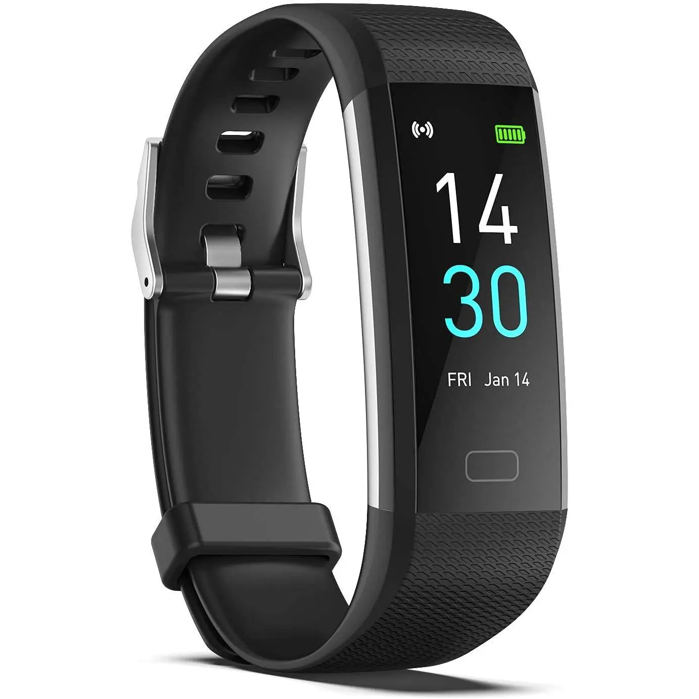 Fitness Tracker with Step Counter/Calories/Stopwatch, Activity Tracker with Heart Rate Monitor, IP68, Health Tracker with Sleep Tracker, Smartwatch, Pedometer Watch for Women Men Kids