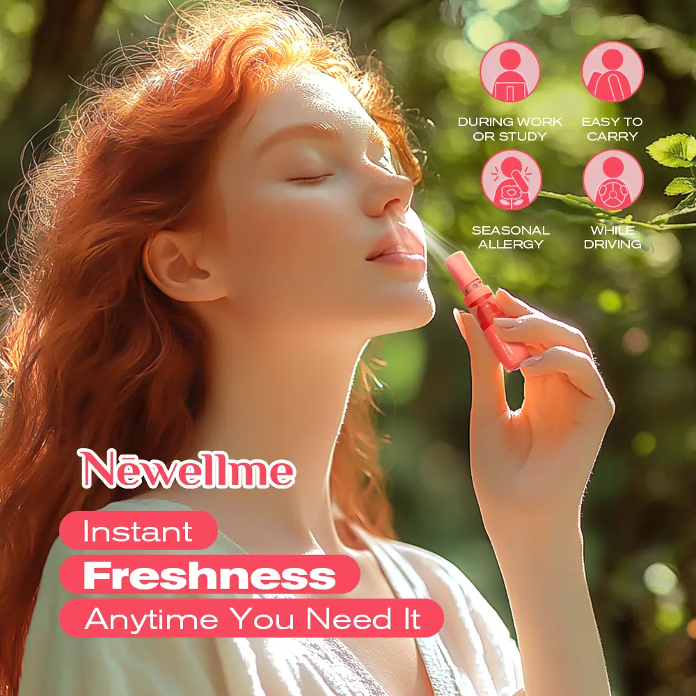 Breathe Fresh with Newellme Nose Stick | Essential Oils to Clear Your Mind & Boost Focus
