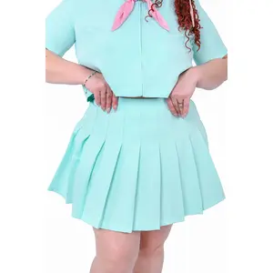 Claire Pleated Skirt - Mint