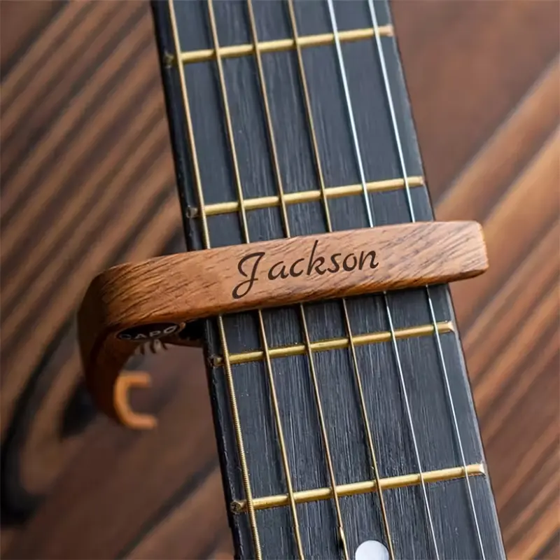 Personalized Brand Guitar Tuning Clip - Classic Design, Easy to Use, Quick Adjust, Compatible with All Guitars & Ukuleles, Gift-Ready for Birthdays & Graduations, Multiple Colors