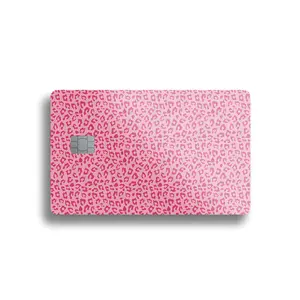 Pink Cheetah Print Card Skin