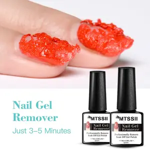 MTSSII Nail Gel Remover Uv Gel Polish Magic Burst Nail Gel, In 3-5 Mins Quickly Removes Soak-Off Nail Glue Remover Gel Polish Varnish Manicure Kit Quickly & Easily Remove Gel Nail Degreaser Nail Art For Manicure Home Salon Nail Products Gifts For Women