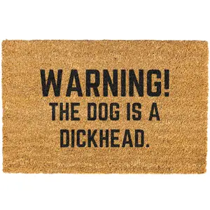 Warning doormat, Funny Dog Doormat, Funny Cat Doormat